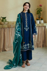 Lawn Airjet 3 Piece Shirt, Trousers And Dupatta EC204