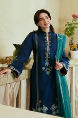 Lawn Airjet 3 Piece Shirt, Trousers And Dupatta EC204