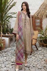 Lawn Airjet 3 Piece Shirt, Trousers & Dupatta EC111