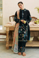 3PC LAWN EMBROIDERED SHIRT WITH BAMBER CHIFFON PRINT DUPATTA EC181