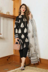 LAWN HEAVY EMBROIDERED SHIRT WITH ORGANZA PRINT DUPATTA LC20