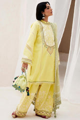 Zara Shahjahan Fabric: Lawn Airjet 3 Piece Shirt, Trousers & Dupatta EC803