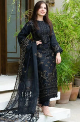 DANANEER 3PC LAWN EMBROIDERED WITH CHIFFON EMBROIDERED DUPATTA LC23
