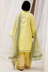 Zara Shahjahan Fabric: Lawn Airjet 3 Piece Shirt, Trousers & Dupatta EC803