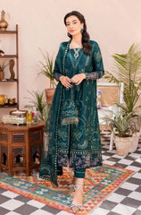 Lawn Airjet Quality 3 Piece Shirt, Trousers & Dupatta EC5