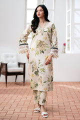 Lawn Airjet 3 Piece Shirt, Trousers & Dupatta EC465