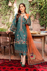 Lawn Airjet 3 Piece Shirt, Trousers & Dupatta EC210