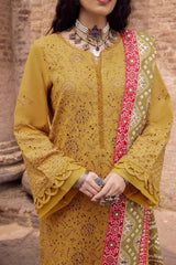 Fabric Lawn 3 Piece Shirt Trousers And Dupatta SC8