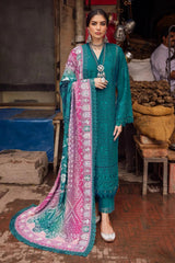 Fabric Lawn 3 Piece Shirt Trousers And Dupatta SC12