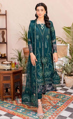 Lawn Airjet Quality 3 Piece Shirt, Trousers & Dupatta EC5