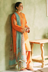 Lawn Airjet 3 Piece Shirt, Trousers And Dupatta EC420