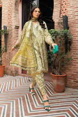 Fabric Lawn Airjet 3 Piece Shirt Trousers & Dupatta EC911