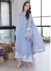 Stuff Organza Embroidered With Orgenza Dupatta Attal Innr Or Grip Trousers - Party Wear
