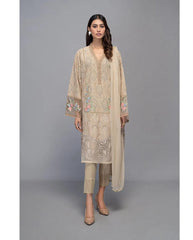 Lawn Airjet Chikankari Embroidered 3 Piece Shirt, Trousers & Dupatta EC812