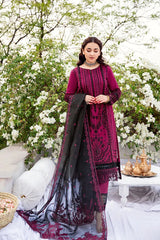 LAWN EMBROIDERED WITH ORGANZA EMBROIDERED DUPATTA-LC2