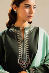 Lawn Airjet 3 Piece Shirt, Trousers And Dupatta EC407