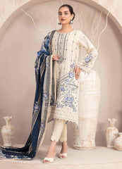 Tawakal Fabric Embroidered Boring Lawn Airjet 3 Piece Shirt, Trousers & Dupattta EC696