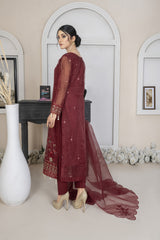 Organza 3 Piece Shirt, Trousers And Dupatta EC425