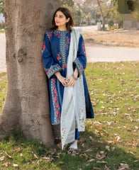 Fabric Lawn Airjet 3 Piece Shirt Trousers & Dupatta EC937