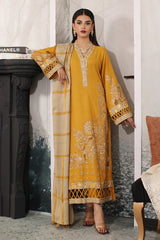 LAWN EMBROIDERED SHIRT WITH DIAMOND PRINTED DUPATTA AND TROUSER EC150