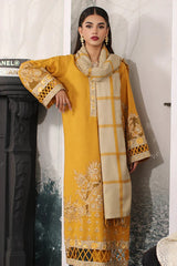 LAWN EMBROIDERED SHIRT WITH DIAMOND PRINTED DUPATTA AND TROUSER EC150