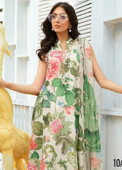 Fabric Lawn Airjet 3 Piece Shirt Trousers & Dupatta EC917B