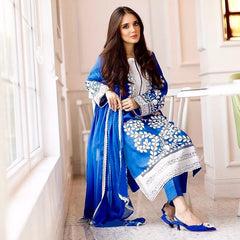 Lawn Airjet 3 Piece Shirt, Trousers & Dupatta EC21