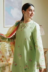 Lawn Airjet 3 Piece Shirt, Trousers & Dupatta EC498