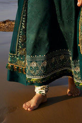 Zara Shahjahan Fabric Lawn Airjet 3 Piece Shirt, Trousers & Dupatta EC826