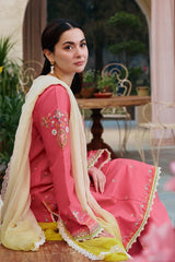 Lawn Airjet 3 Piece Shirt, Trousers And Dupatta EC200