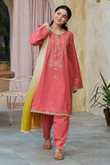 Lawn Airjet 3 Piece Shirt, Trousers And Dupatta EC200