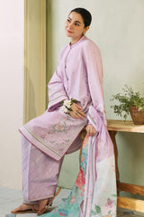 Lawn Airjet 3 Piece Shirt, Trousers And Dupatta EC451