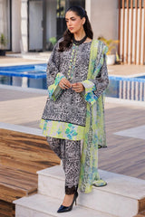 Lawn Airjet 3 Piece Shirt Trousers & Dupatta EC925