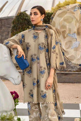 LAWN PRINTED SHIRT WITH PRINTED DUPATTA AND TROUSER EC107